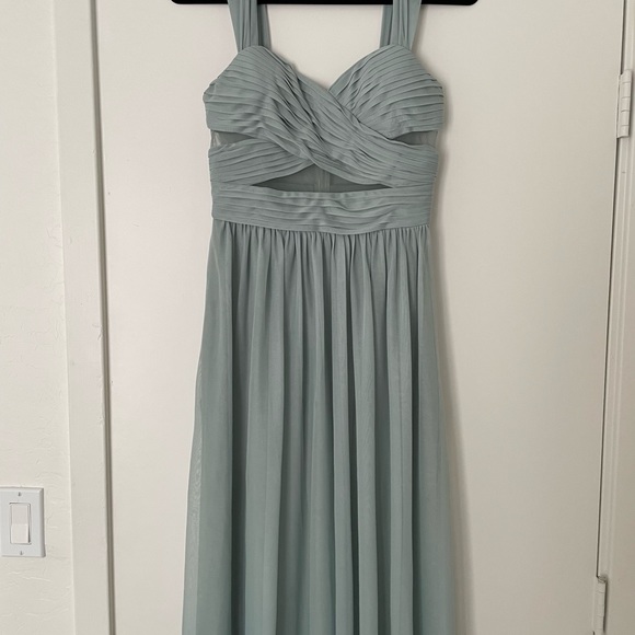 Size S_Sage Green_Maxi_Mesh_BirdyGrey_Bridesmaid_Only Worn ONCE - Picture 3 of 9